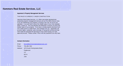 Desktop Screenshot of hammersrealestateservices.com