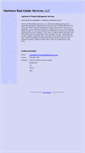 Mobile Screenshot of hammersrealestateservices.com
